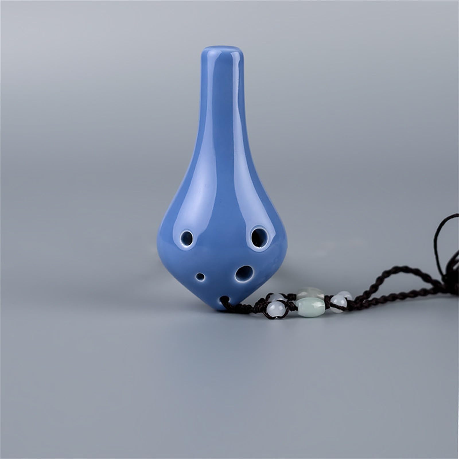 Set Ocarina Ocarina A Sei Fori In Do Acuto Con Bocchino Lungo Viola Smaltato