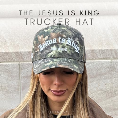 Image of Vintage Faith & Forever Trucker Hat | Men & Women | Christian Cross Jesus Hats | Bachelorette Bride Hat | Cotton | Snapback