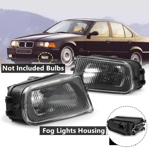 Par de faros antiniebla para BMW E39 Serie 5 y Z3 1997-2000 con referencias 63178360575 y 63178360576 2
