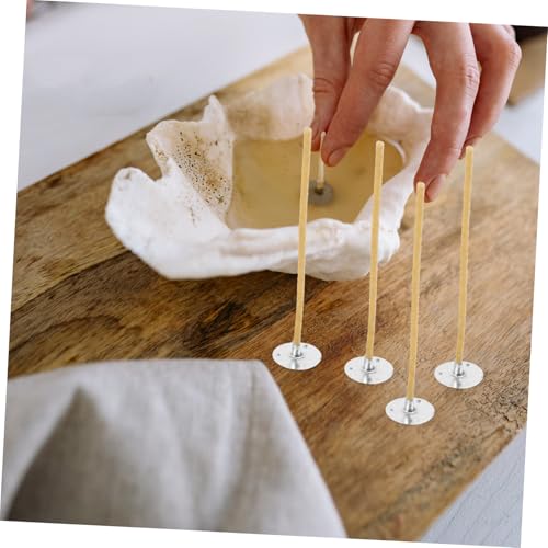 100 pzas Mechas Trenzadas para Velas DIY 4.13 in miniatura 3