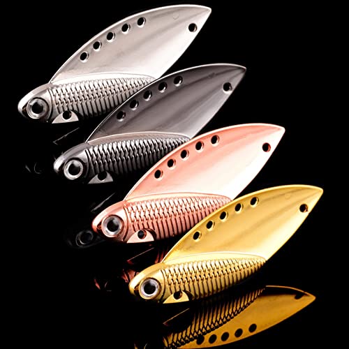 RFXCOM 1 peça colher de metal isca 7g 10g 15g 20g iscas de pesca wobbler spinner colheres de isca ba