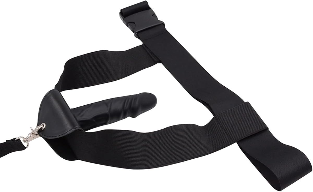 Cintura di castità con dildo + manette caviglie regolabili – set bondage SM per donna, ankle cuffs strap‑on per giochi fetish e esperienze BDSM intense