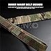 SIANKO Outdoor Hunting Airsoft Military Tactical MOLLE Duty Battle Belt,Lightweight Adjustable Utility Belt,Quick Release Belt Special Combat Gear (Multicam)