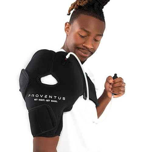 Envoltura de hombro de compresión fría, alivio del dolor y recuperación poscirugía, reduce la inflamación, acelera la curación, paquetes de gel