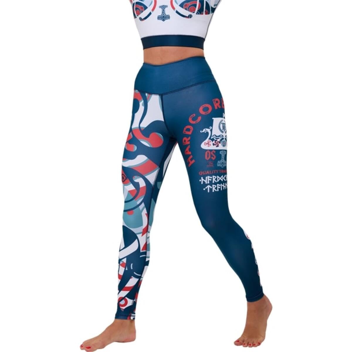 Hardcore Training Thor Leggings Pantalones Compresión Mujer Fitness Boxing Grappling BJJ Pants Yoga