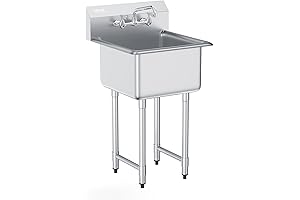 VEVOR Stainless Steel Single Bowl Prep Sink