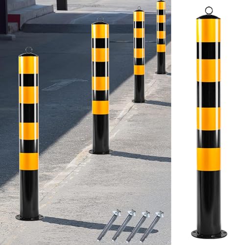Poteau de sécurité de stationnement avec tubes épais de 5 mm de qualité