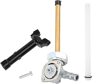 Válvula de interruptor de tanque de combustível Petcock, válvula de combustível Petcock com parafuso de alavanca 16950-MZ8-L23 compatível com Shadow VLX 600 VT600CD 1999