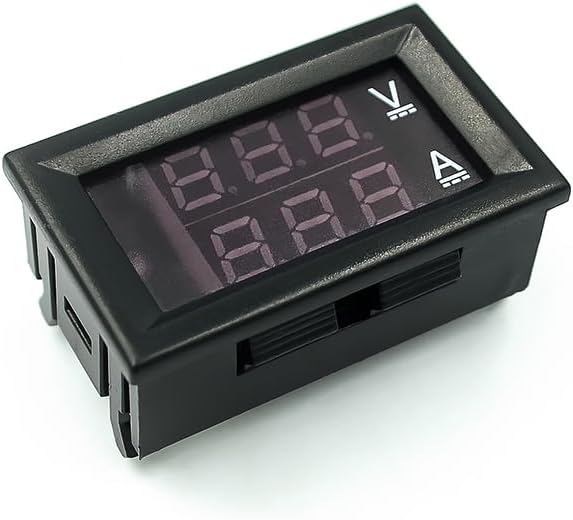 Generic #icpart DSN-VC288 DC 100V 1A 10A 50A 100A Voltmeter Ammeter Blue + Red LED Amp Dual Digital Volt Meter Home Use Tool - (Color: 100A red Blue) #icpart254196