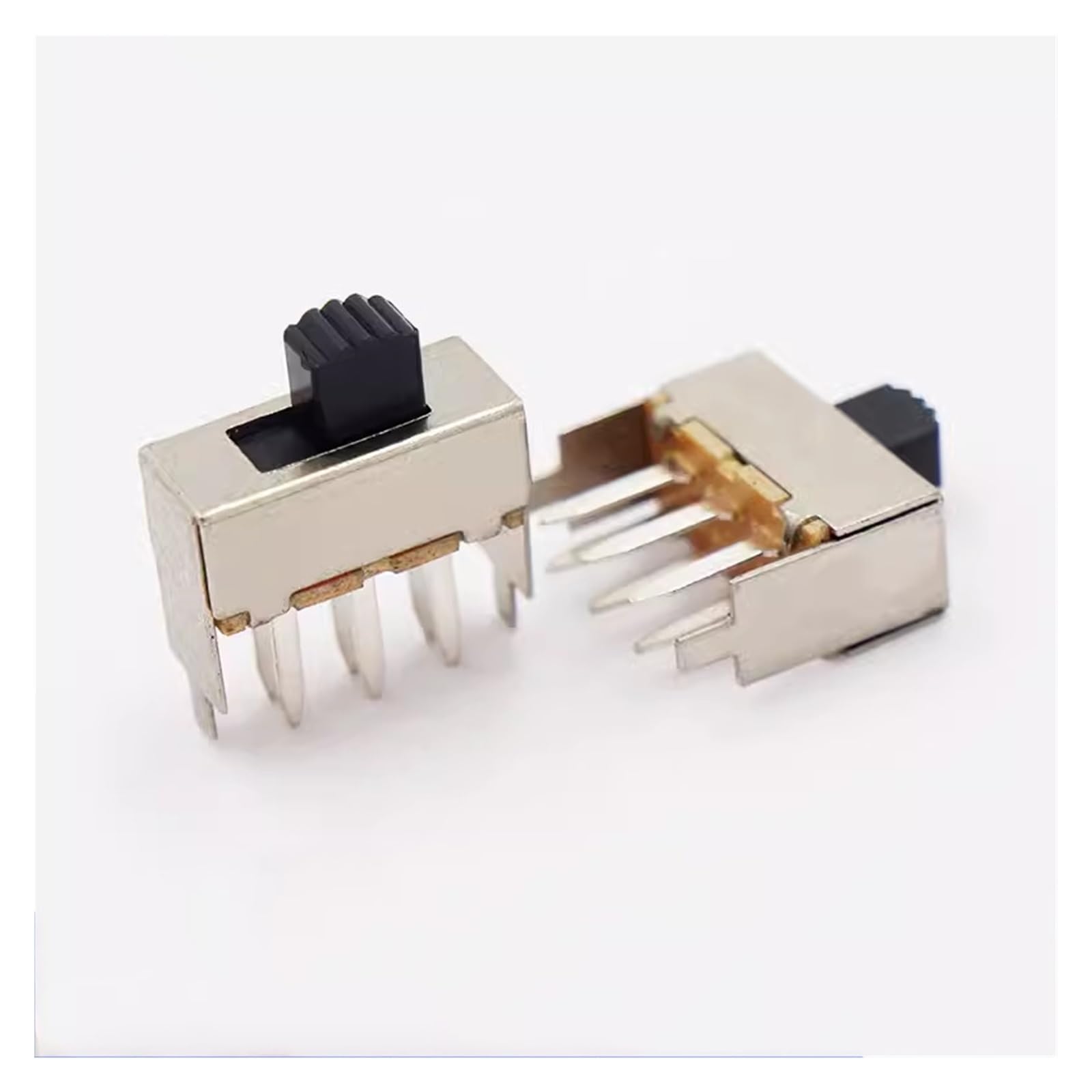 IDGTTLDF 10PC Power switch Flashlight toy switch 6P SS-22F16 Toggle switch 2P2T two-speed sliding switch