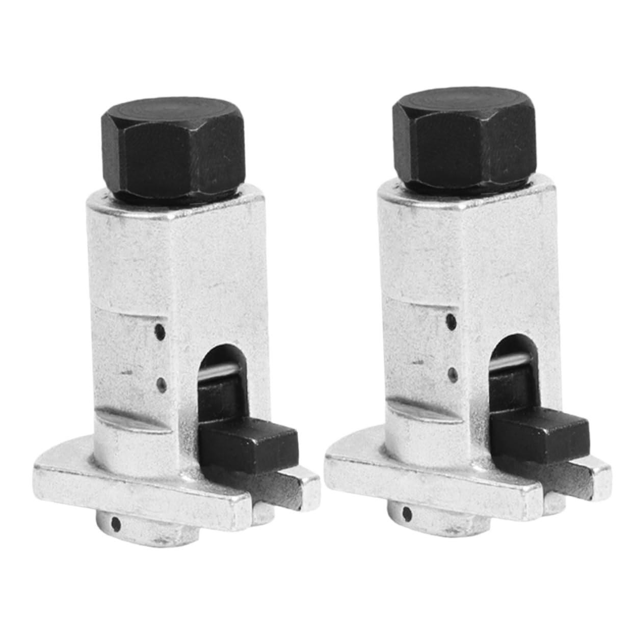 balacoo 2pcs Split Hub Spreader Strut Spreader Tool Universal Spreader Tool for Suspension Mechanical Spreaders Hydraulic Shock Absorber Removal Tool Silver Alloy Steel