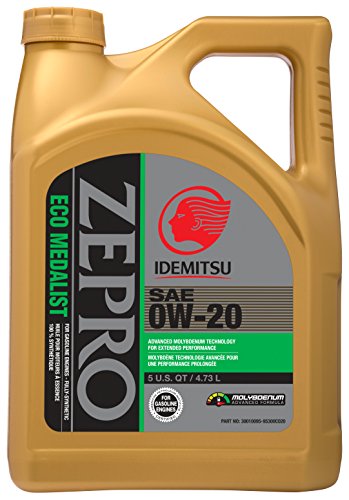 ZEPRO Eco Medalist Advanced Moly 0W-20 Engine Oil - 5QT, Dark Brown, (30010095-95300C020)