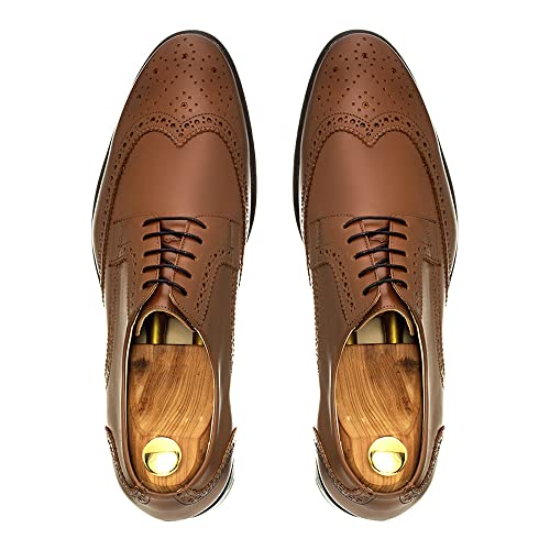 Image of Leather Classic /Formal Shoes Oxfords Derby Brogue Barceo