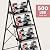 TOOLF 4 Step Ladder Folding Step Stool with Handrail, Heavy Duty Steel Ladder, Anti-Slip Wide Steps, Safe Lock, Portable Ladder for Home Kitchen Garage, Black