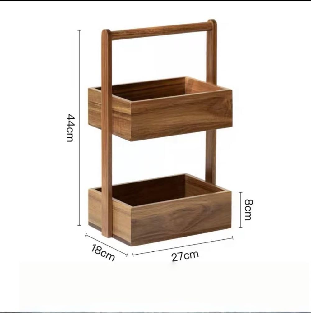 木製多層ラック リビングルーム収納ラック フロアスタンド収納ラック 野菜スナック (A)