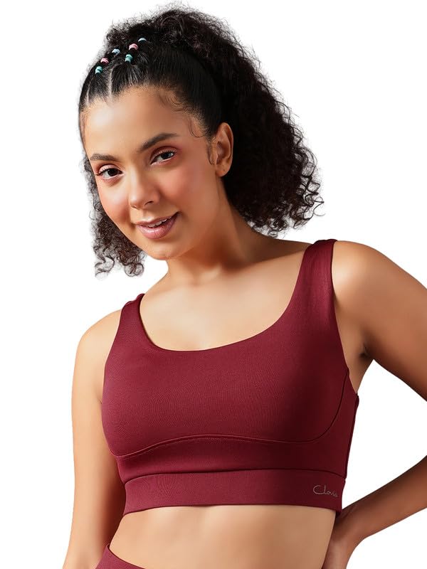 Women's Medium Impact Sports Bra with Removable Cups-image-14
