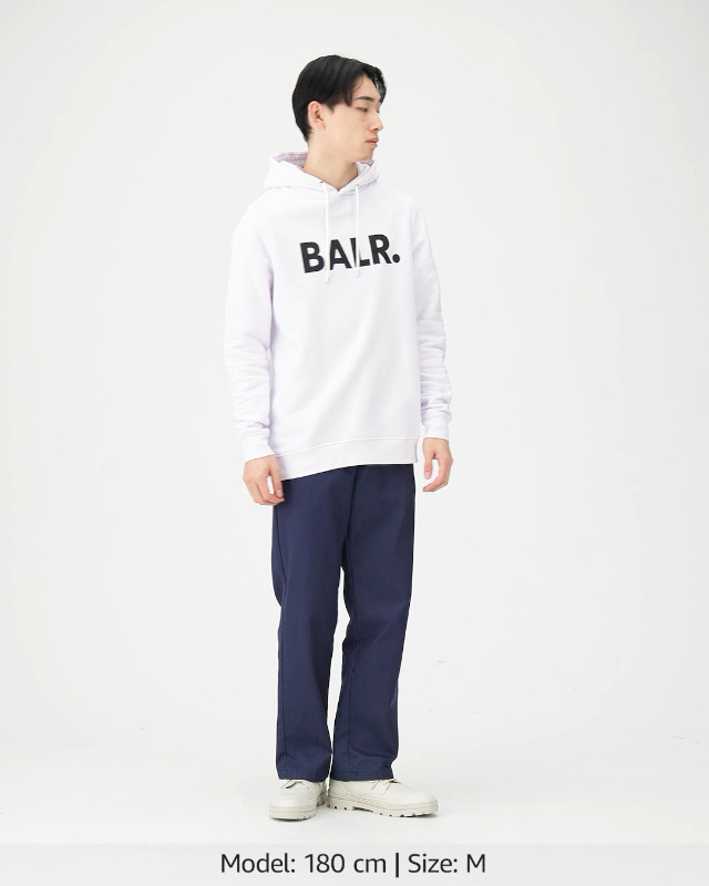 BALR. ホワイト パーカー Mサイズ 楽天市場】BALR. ボーラー Brand
