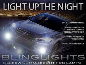 BlingLights Fog Lights Kit for 2015 2016 2017 Subaru Legacy