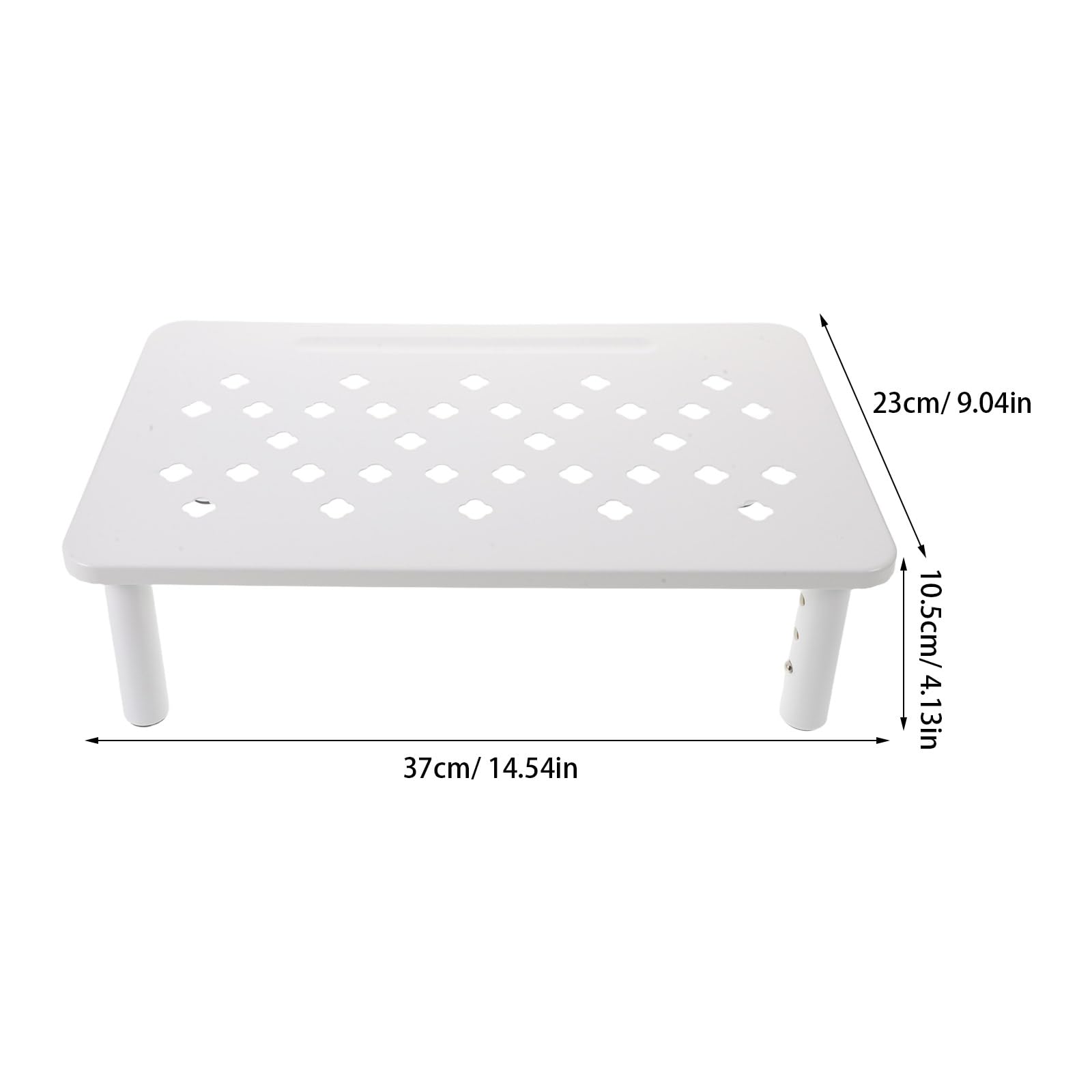 Support Réglable pour Gamelle Automatique Blanc, Support Surélevé Antidérapant 3 Hauteurs pour Chats et Petits Chiens, Station Alimentaire Ergonomique Intérieur et Voyage