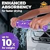 Premium 2pk +1 Free Shammy Cloth for Car Drying - 26x17 - Super Absorbent Chamois Towel - Scratch-Free, Reusable & Soft Wash Cloth - Car Drying Towels