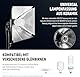 NEEWER 40x40cm Softbox Beleuchtung Set mit 35W LED Glühbirne E27 Sockel (EU Stecker) 5700K CRI93+, 180cm Licht Stativ für Fotografie Leuchte Videolicht Aufnahme TikTok, SF40