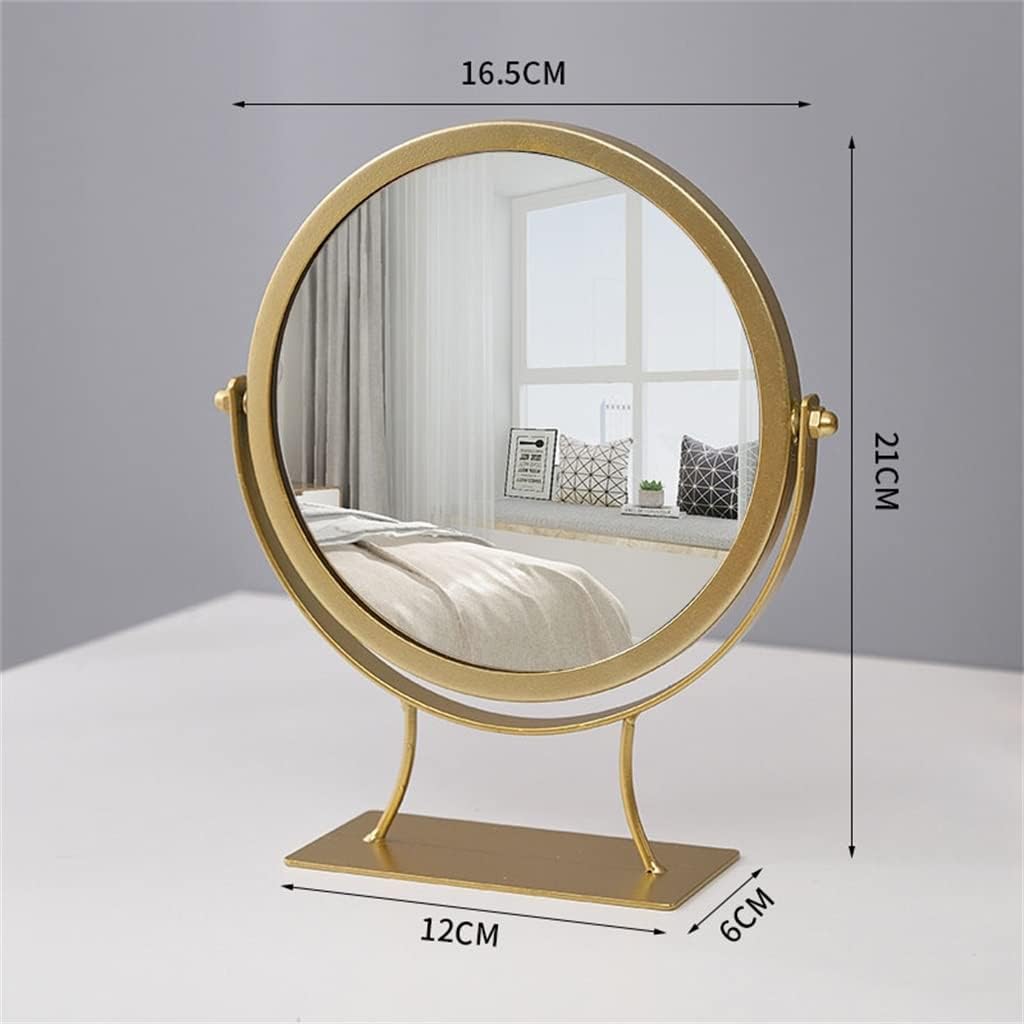 FMURY Makeup Mirrors Dressing Table Opening red Storage Tray Entrance Mirrors Key Tray Cosmetics Storage Rack