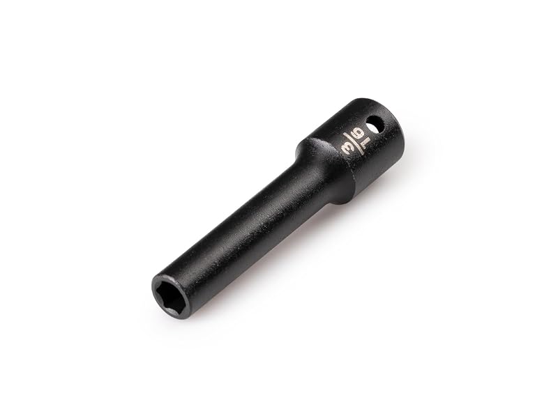 Soquete de Impacto Profundo TEKTON SID03003 com Encaixe de 6 Pontos, 1/4 pol. e 3/16 pol., 1 peça