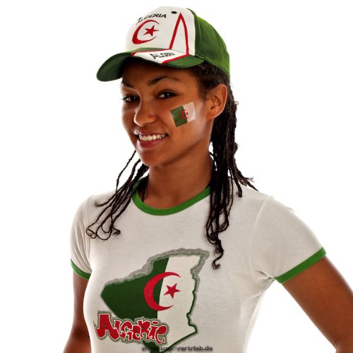 5 x Algérie Fan Tatouages - drapeau du Algérie - tatouages temporaires (5)