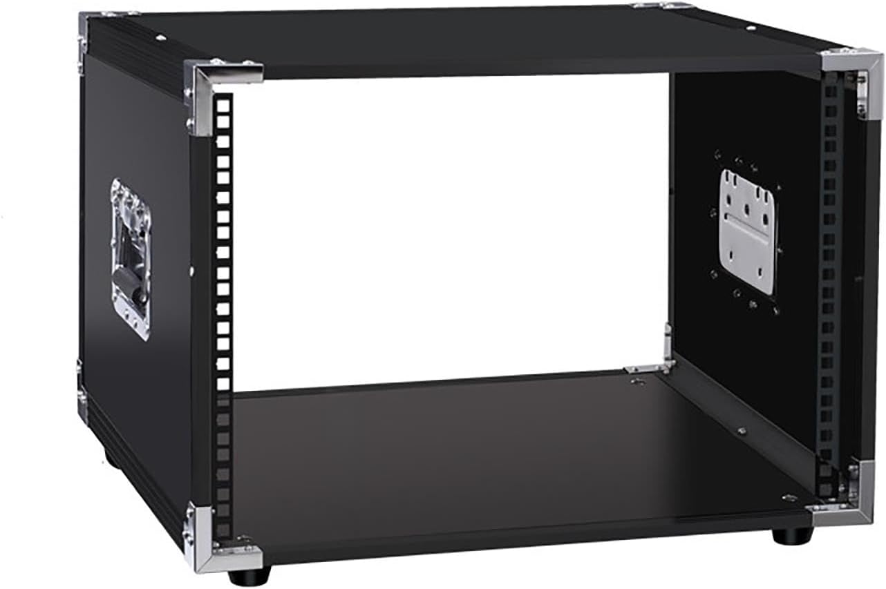 Fireproof Plywood Audio Rack with Acrylic Door & Aluminum Edge