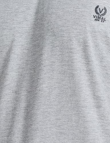 Image of JONNEY Men's Cotton Blended Regular Fit V-Neck T-Shirt