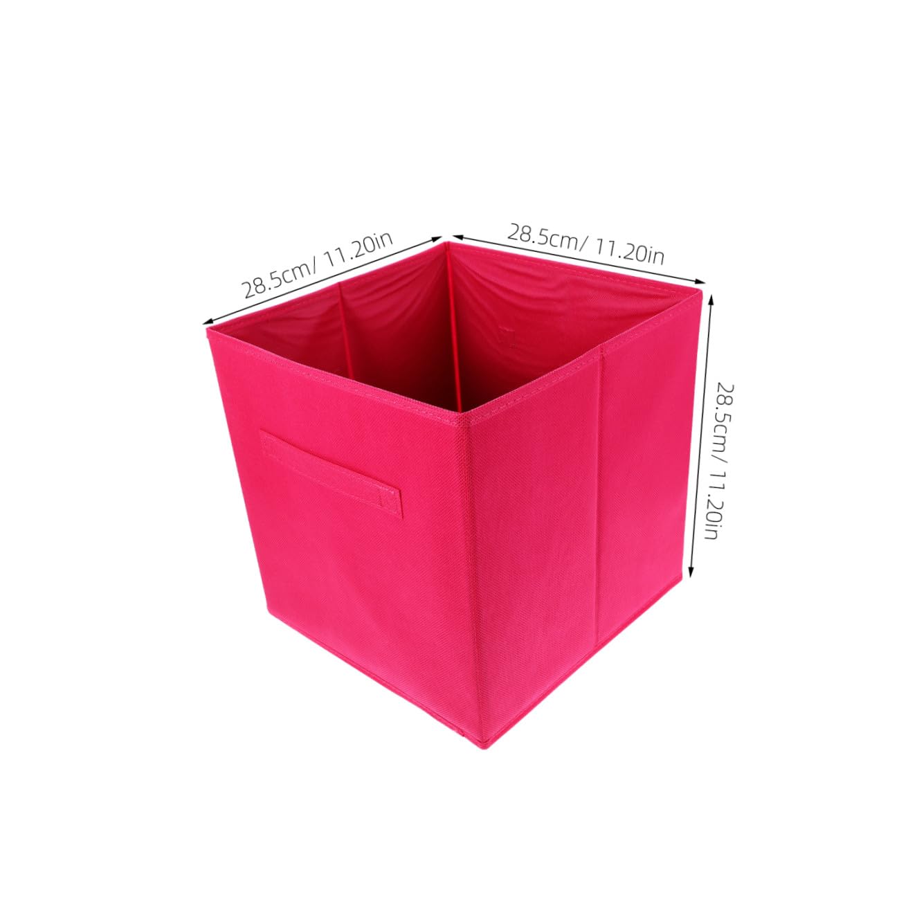 Boîte de Rangement Tissu Cube Pliable 4 Pièces pour Vêtements