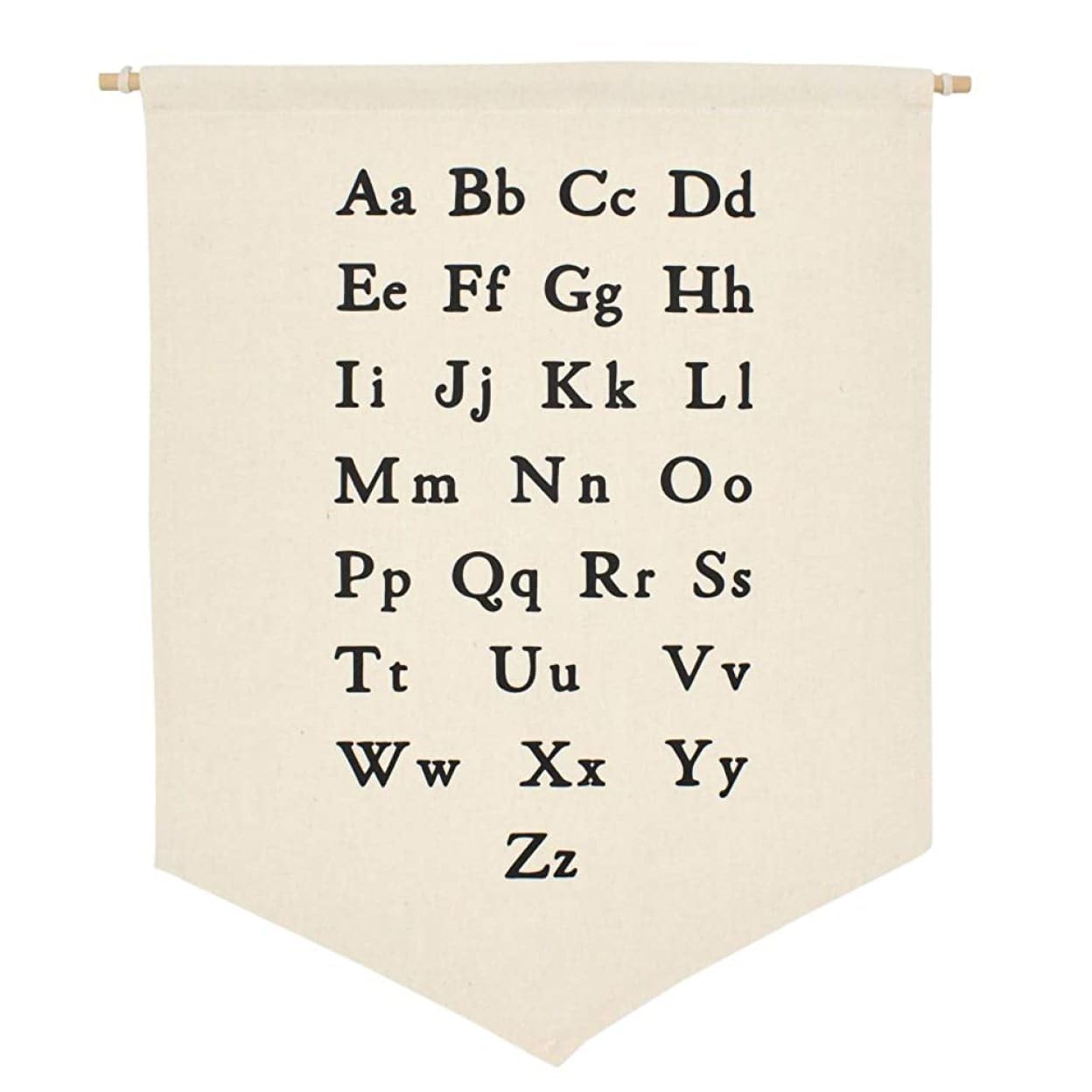 Peosaard Primary Color Alphabet Banner Wall Hanging Abc Tapestry Educational Alphabet Letters Poster For Nursery Room Wall Decor, 1