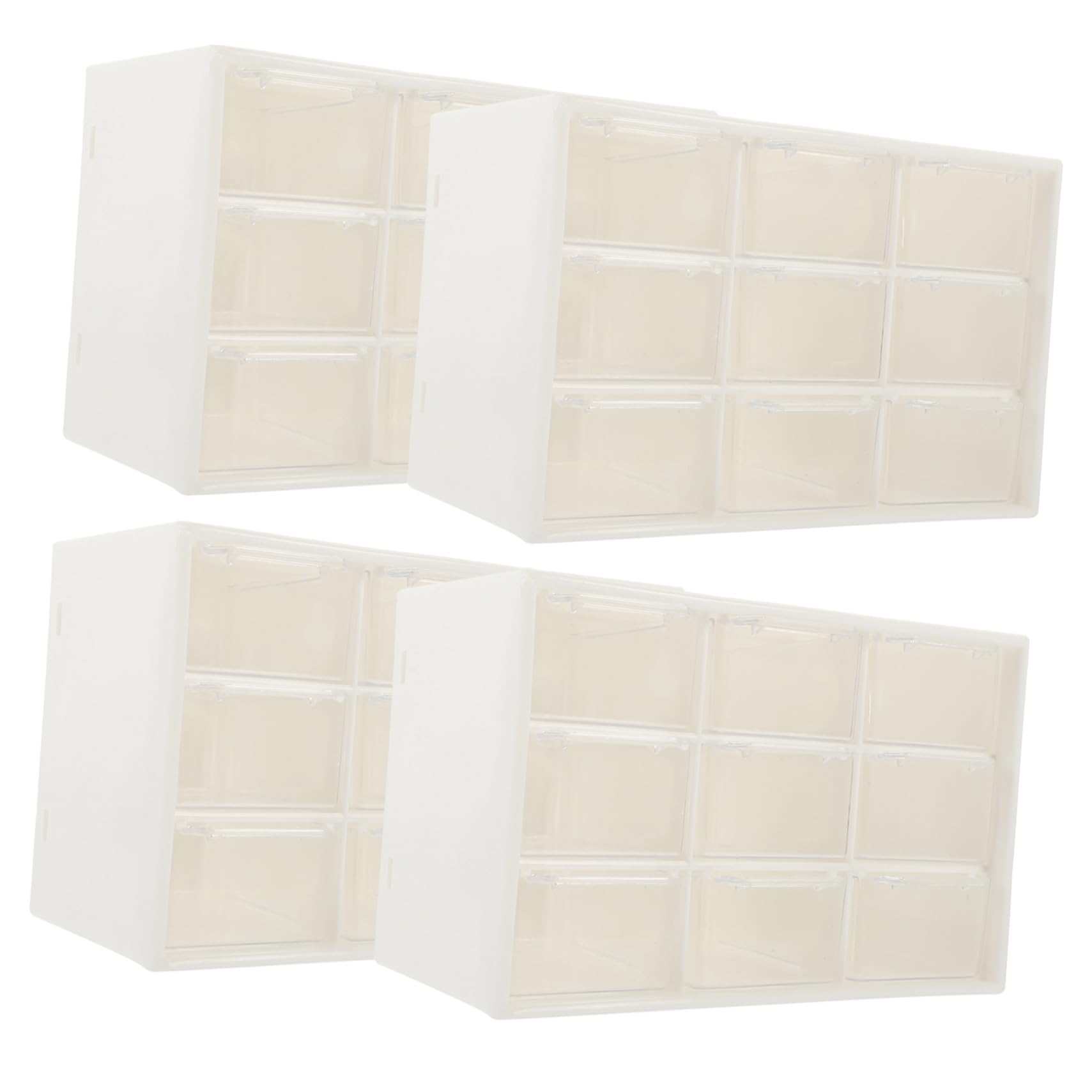 ERINGOGO Multi-purpose Storage Box Small Plastic Boxes Bead Organizer Earring Holder