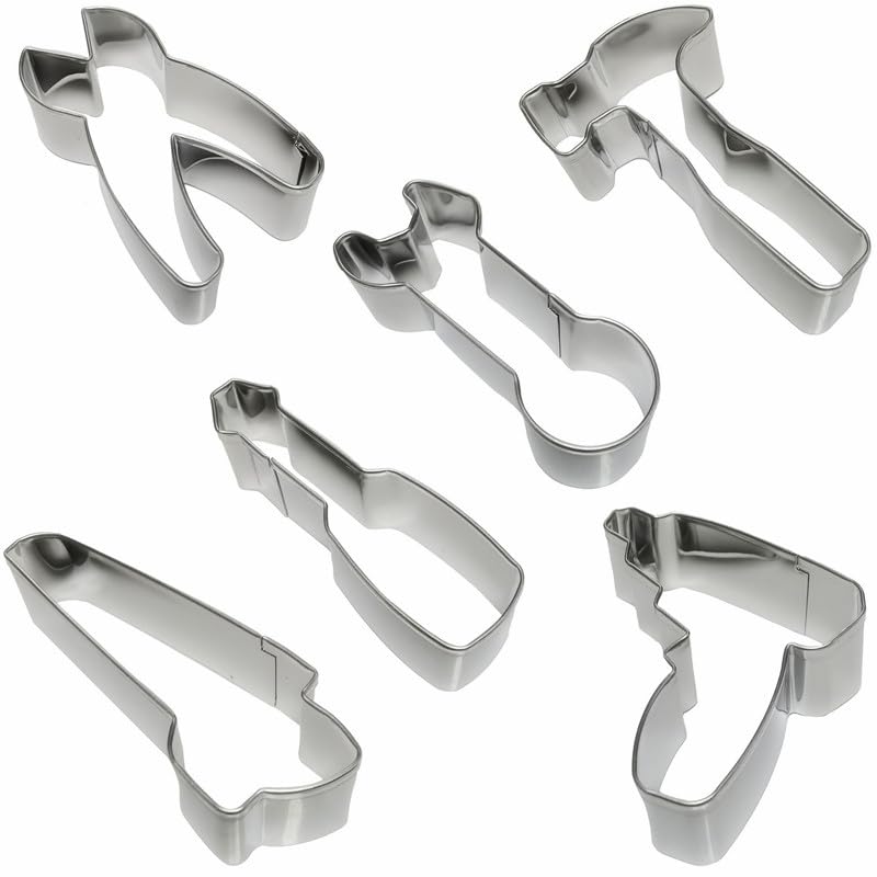 Juego Cortadores Sin BPA Juego De 5 Cortadores De Galletas En Forma De Hueso - Acero Inoxidable, Coloridos, Sin BPA Utensilios Repostería
