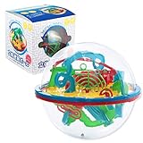 SAIRYO 迷路ボール [ 3D ブレインメイズボール ] 立体迷路 おもちゃ ギミックボール ( 知能ゲーム / 立体パズル ) 教育玩具 ギフト [100ギミック]