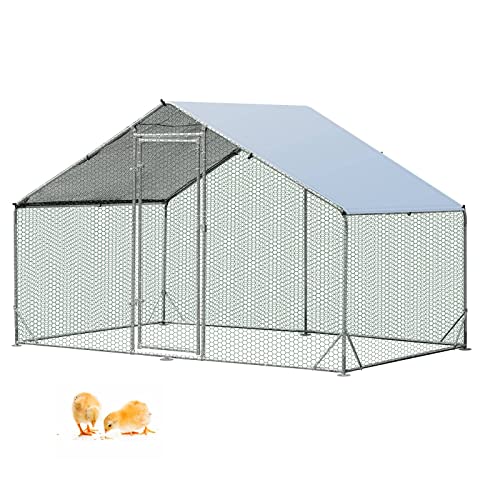 Maxmass Large Metal Chicken Coop 300x200x195cm