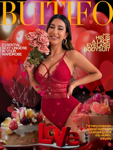 Buitifo Damen Sexy Body Ein Stück Babydoll Dessous Spitze Teddy Negligee – Bild 5