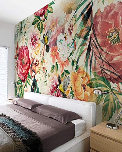 Wall81 Florida Carta da Parati, Fibre Tessili