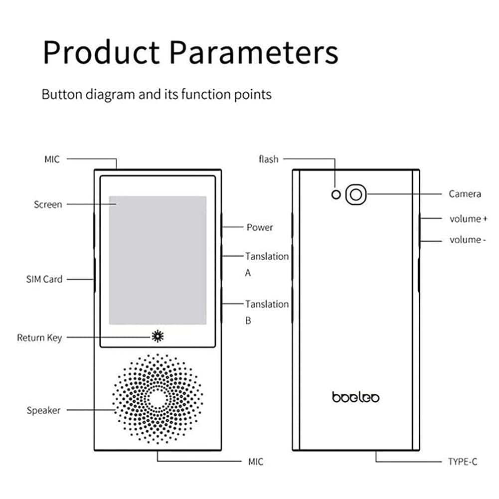 Amazon.co.jp: K1 2.0インチスクリーン音声翻訳者スマートビジネス旅行