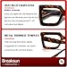 Breaksun Oversized Blue Light Glasses for Women Fashion Thick Square Computer Eyewear Non-Prescription Black Glasses (Brown Tortoise)