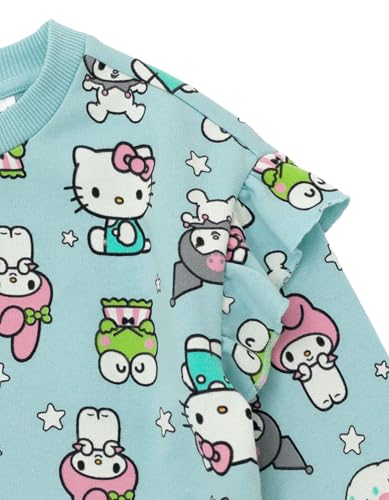 Image of Hello Kitty Girls' 2-Piece Sweatshirt and Joggers Set Toddler to Big Kid