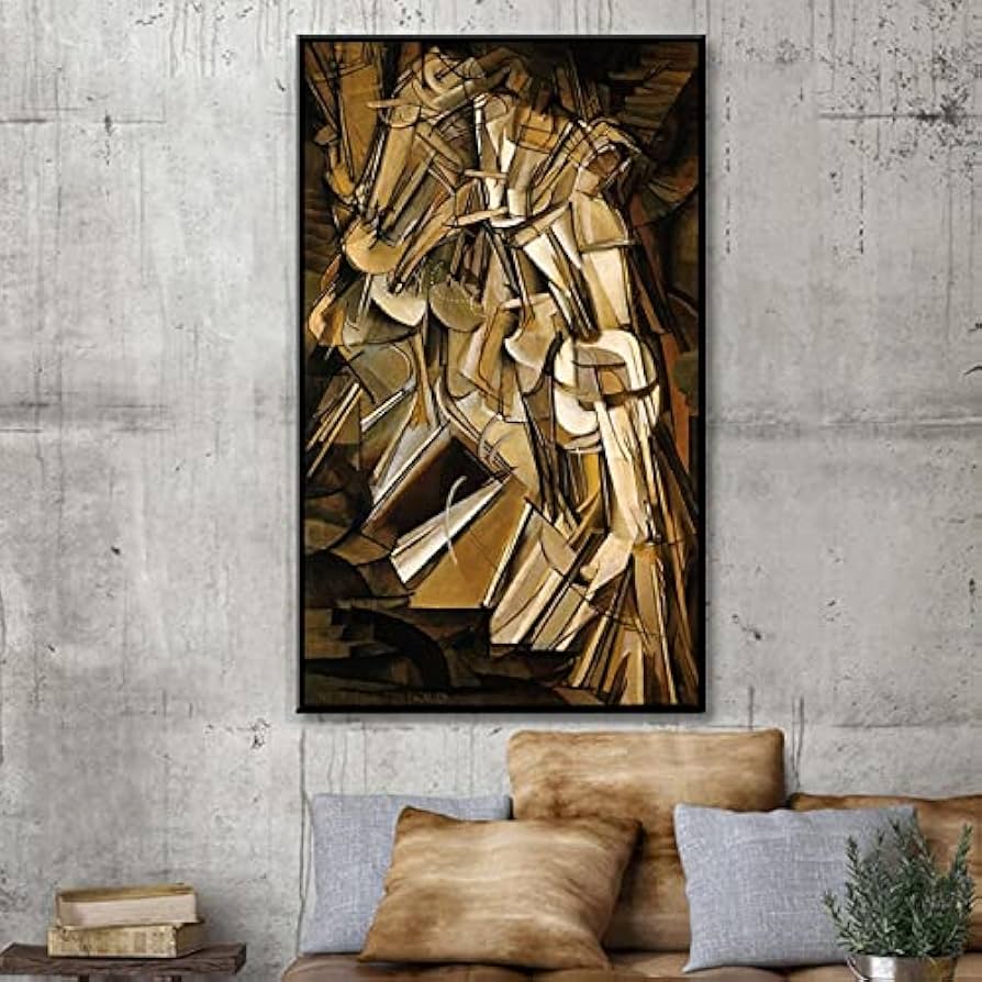 絵画　　裸体画　2枚セット　保　アンティーク　木彫り　現代美術 Amazon.co.jp: アート ポスター マルセル・デュシャンの有名な