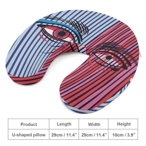 Almohada cuello U espuma viscoelástica tamaño único miniatura 2