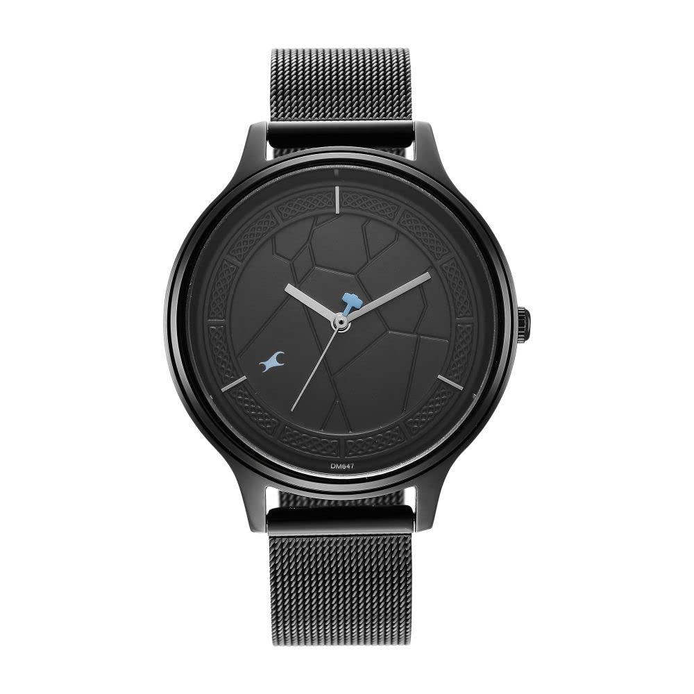 Fastrack Thor Quartz Analog Black Dial Stainless Steel Strap Watch for Girls-NR6269NM01 (B0B6C2K5TY) Amazon Price History, Amazon Price Tracker