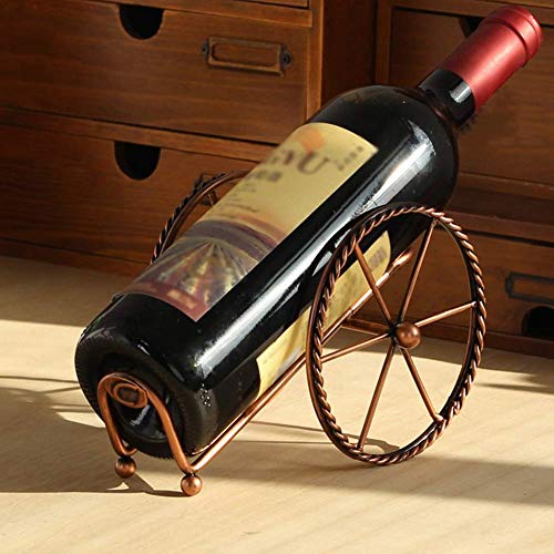 Soporte para botellas de vino color Rojo Retro miniatura 4