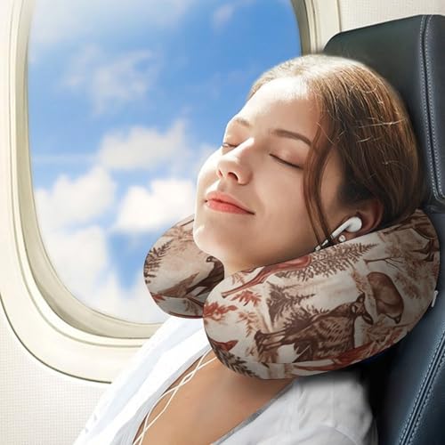 Almohada espuma viscoelástica tamaño 30x25 cm cuello U miniatura 3