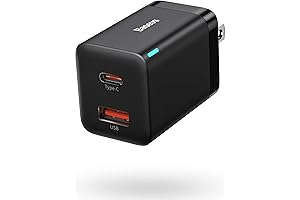 30W Dual Port USB C PD Charger Block: Compact Power for On-the-Go