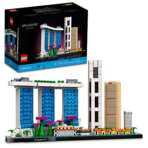 LEGO Architecture Singapore 21057 Building Set - Skyline Collection,...