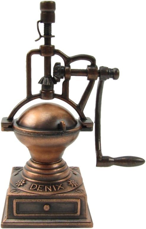 TreasureGurus LLC Coffee Lover Gift Miniature Hand Crank Grinder Mill Metal Desk Pencil Sharpener