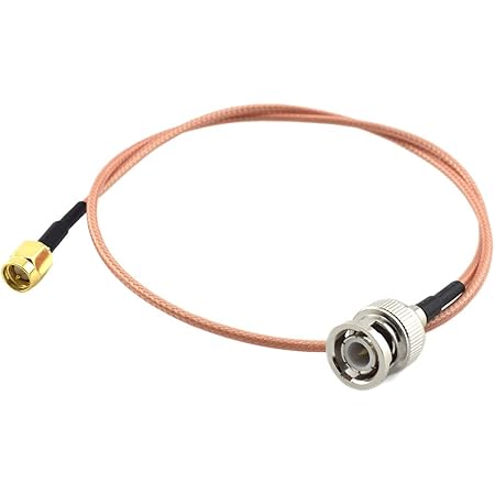 SDTC Tech SMA Male to BNC Male RF Coaxial Cable RG316 Pigtail Jumper Coax Antenna Extender BNC Connector Adapter (20 inch)